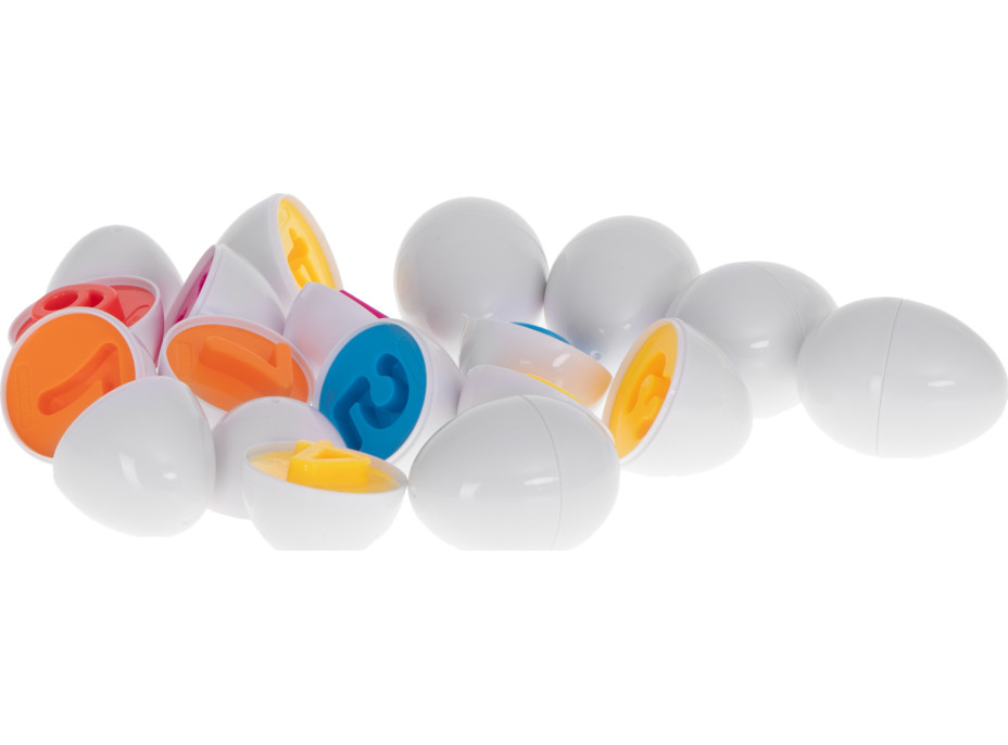 Vzdelávacia hračka vajíčka - Farby a čísla