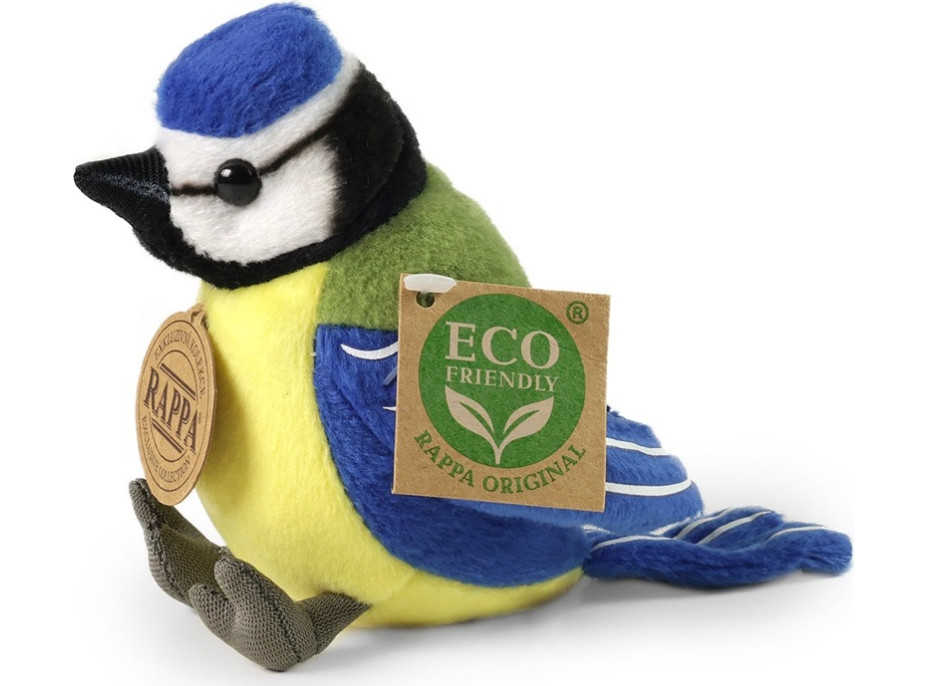 Rappa Plyšová sýkorka 12 cm ECO-FRIENDLY