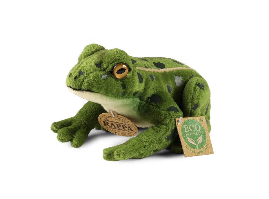 Rappa Plyšová žaba 19 cm ECO-FRIENDLY