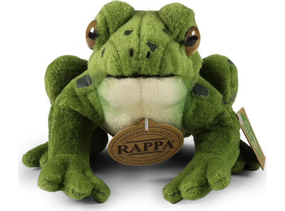 Rappa Plyšová žaba 19 cm ECO-FRIENDLY