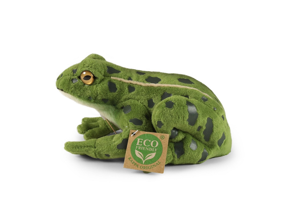 Rappa Plyšová žaba 19 cm ECO-FRIENDLY