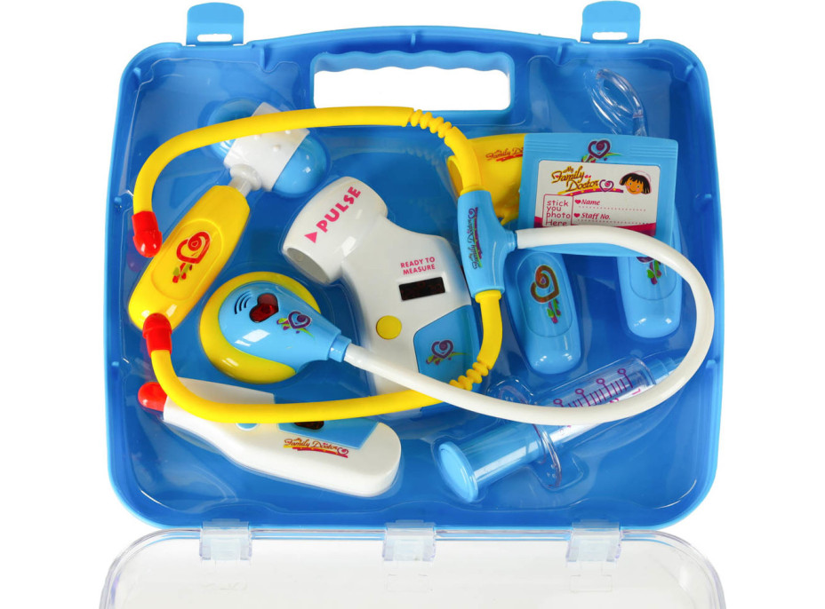 Doktorský set v kufríku DOKTOR so zvukmi a svetlom - modrý