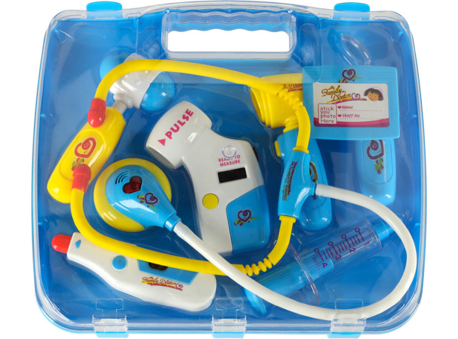 Doktorský set v kufríku DOKTOR so zvukmi a svetlom - modrý