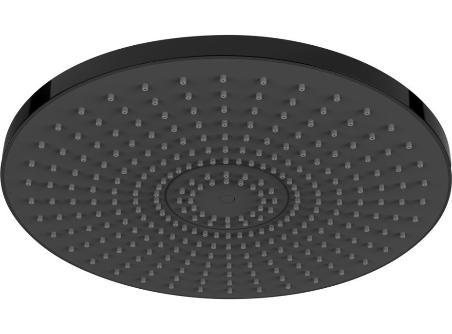 Aqualine Hlavová sprcha, priemer 300mm, ABS/čierna mat SC124B