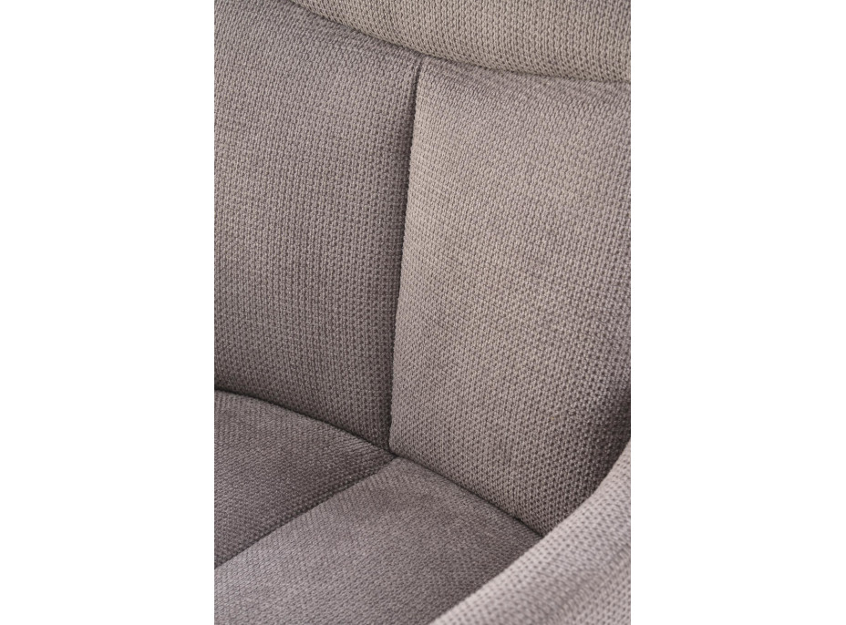 Jedálenské otočné kresielko AIDEN - šedé