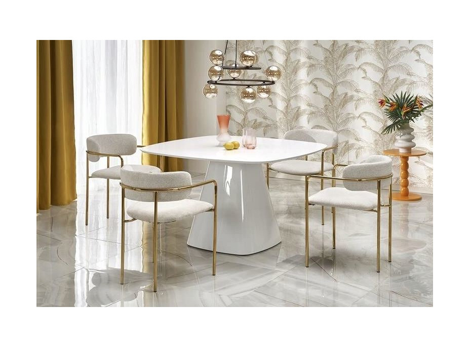 Jedálenské kresielko MASON - krémové