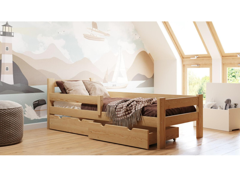 Detská posteľ z masívu PAVLÍK MAX - 180x80 cm