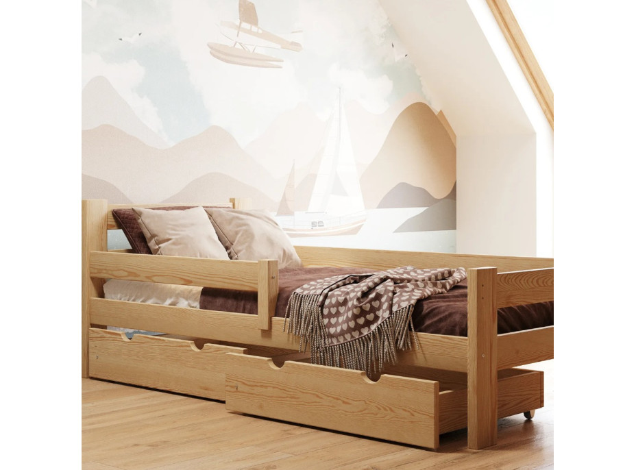 Detská posteľ z masívu PAVLÍK MAX - 180x80 cm