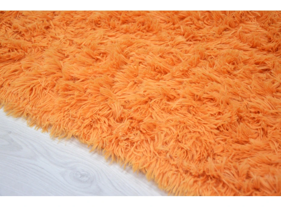 Dětský plyšový koberec MAX POMERANČOVÝ