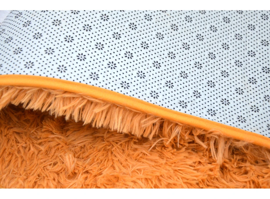 Dětský plyšový koberec MAX POMERANČOVÝ