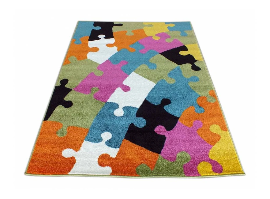 Detský koberec Puzzle - multicolor