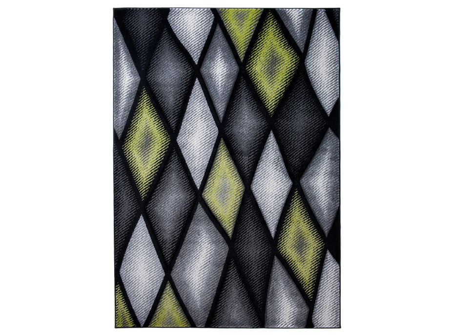 Moderné kusový koberec MATRA šedo-zelený J373C