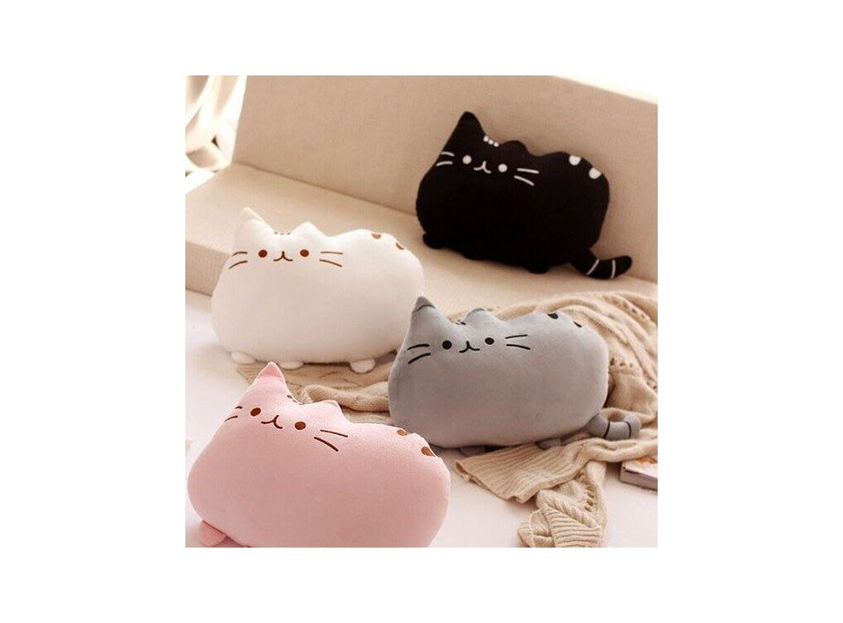 Plyšová mačka PUSHEEN - svetlo šedá