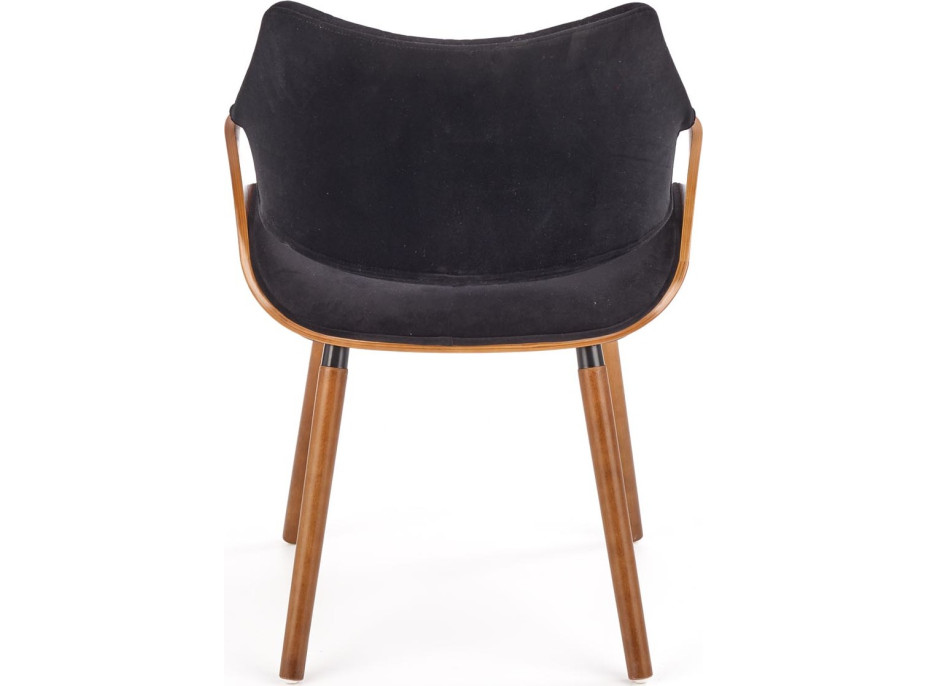 Jedálenská stolička KIA - čierna/orech