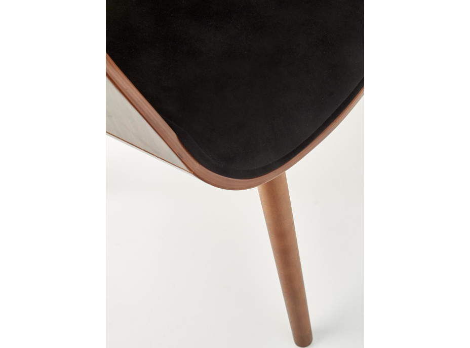 Jedálenská stolička KIA - čierna/orech