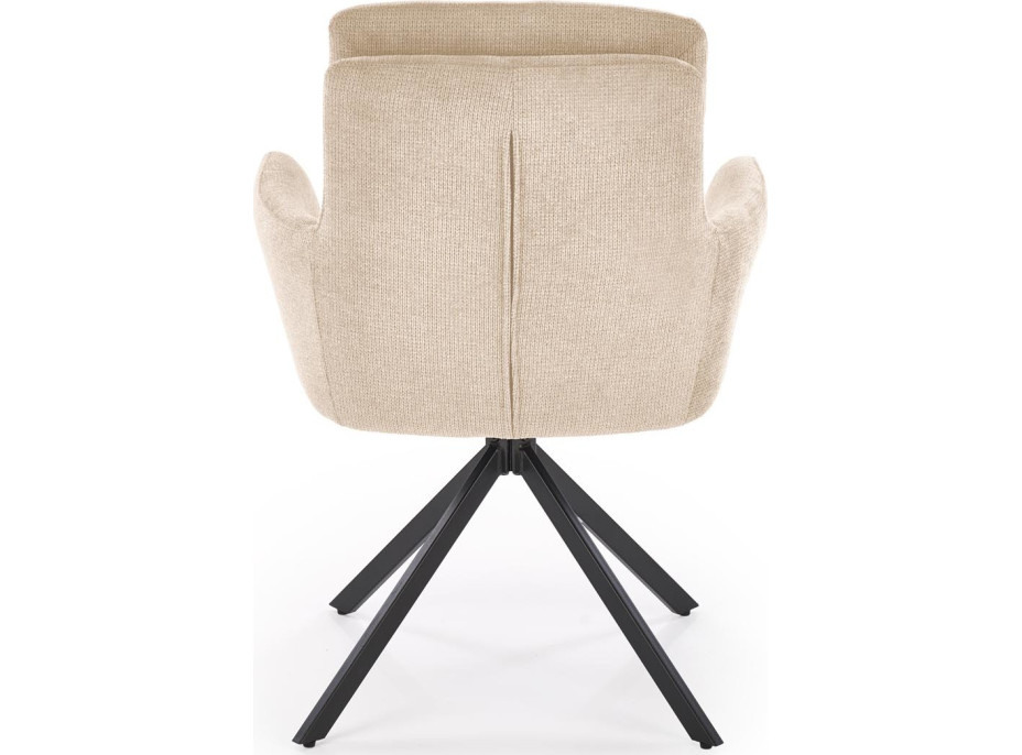 Jedálenské otočné kresielko AIDEN - béžové