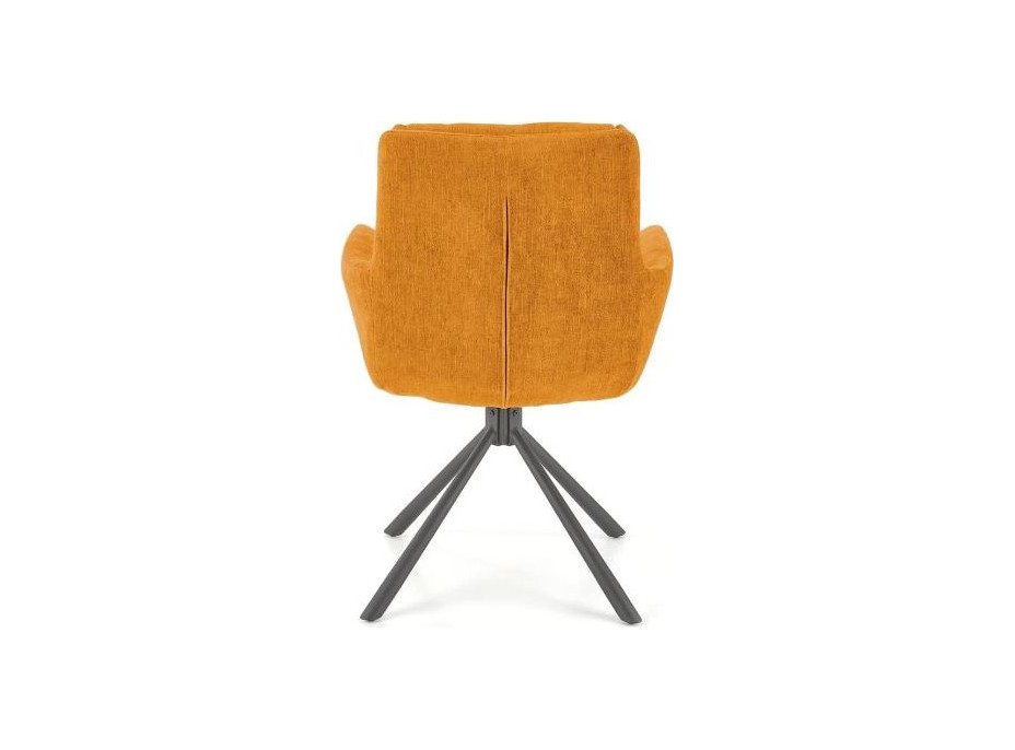 Jedálenské otočné kresielko HAYES - horčicovo žlté