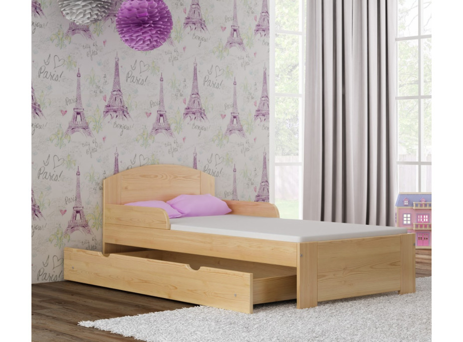 Detská posteľ z masívu BIST - 160x80 cm