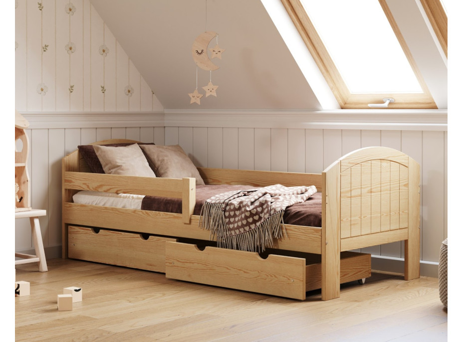 Detská posteľ z masívu KOMI - 160x80 cm