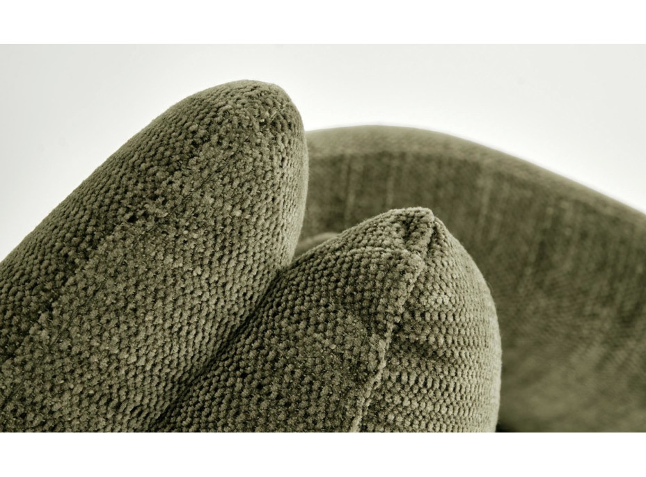 Jedálenské otočné kresielko HAYES - olivovo zelené