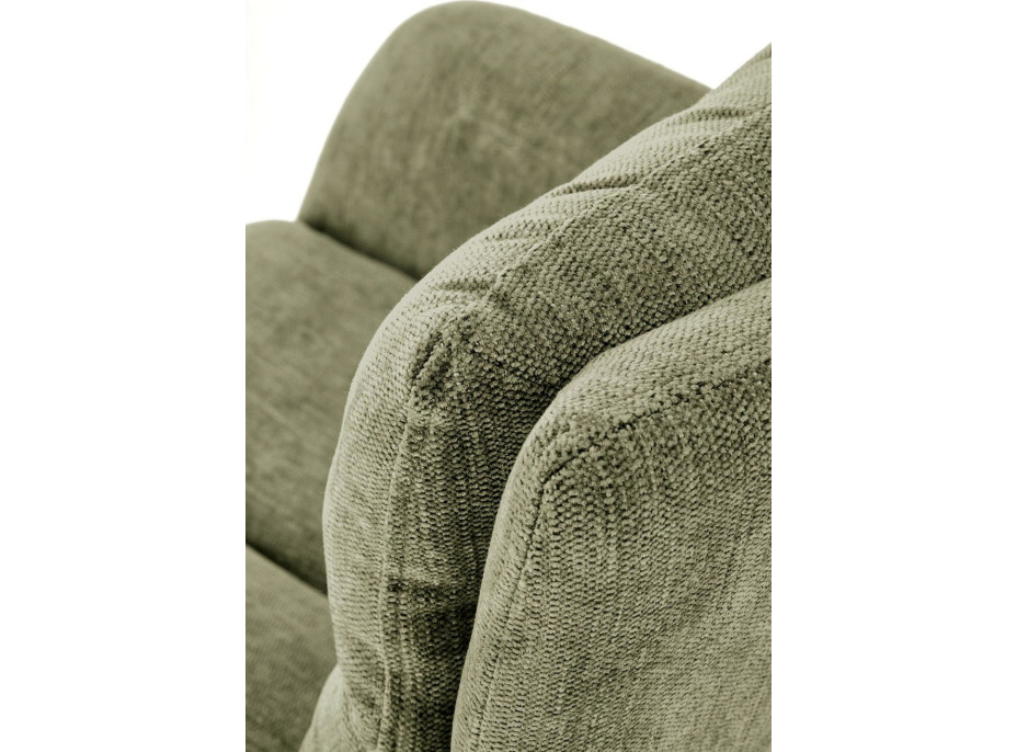 Jedálenské otočné kresielko HAYES - olivovo zelené