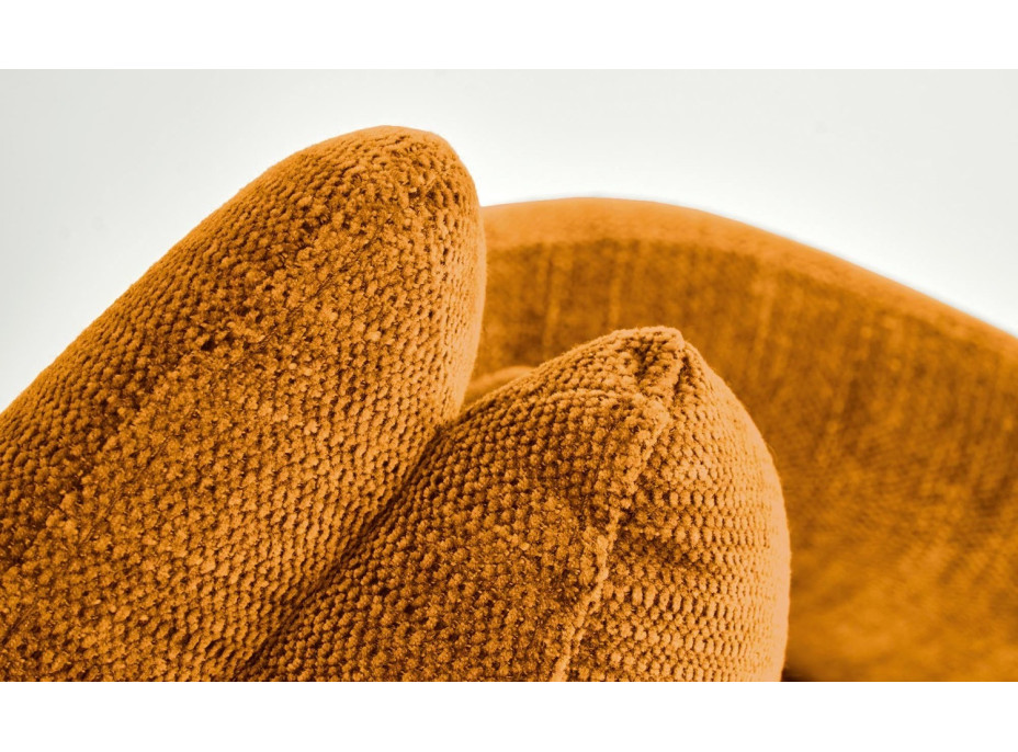 Jedálenské otočné kresielko HAYES - horčicovo žlté