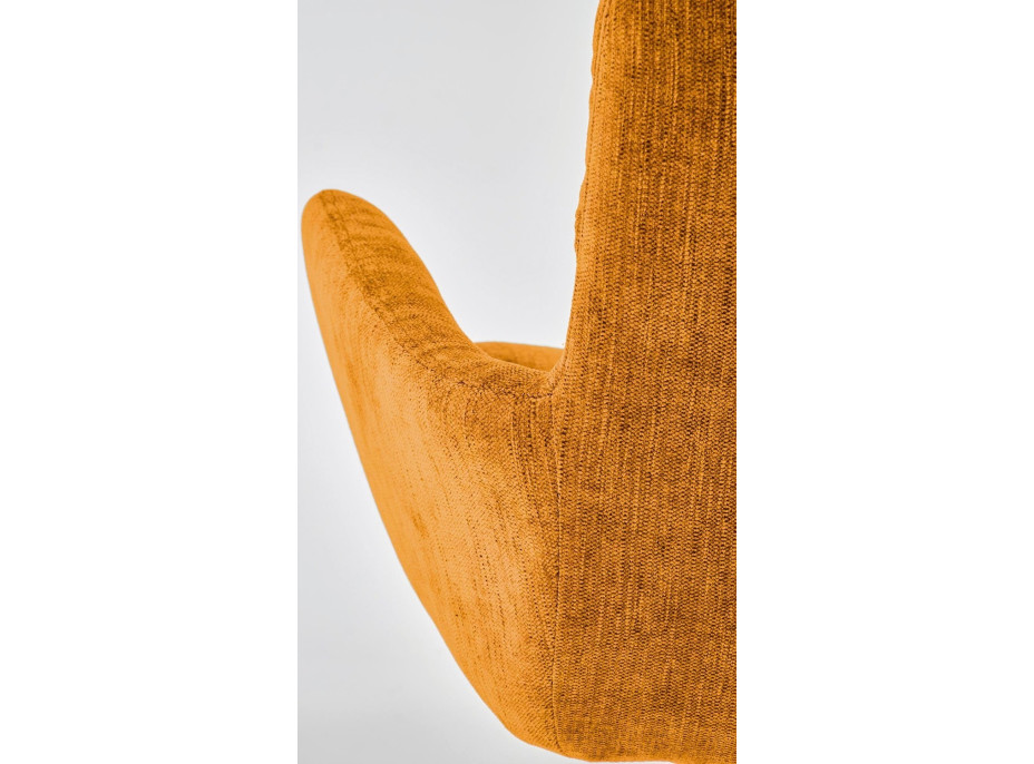 Jedálenské otočné kresielko HAYES - horčicovo žlté