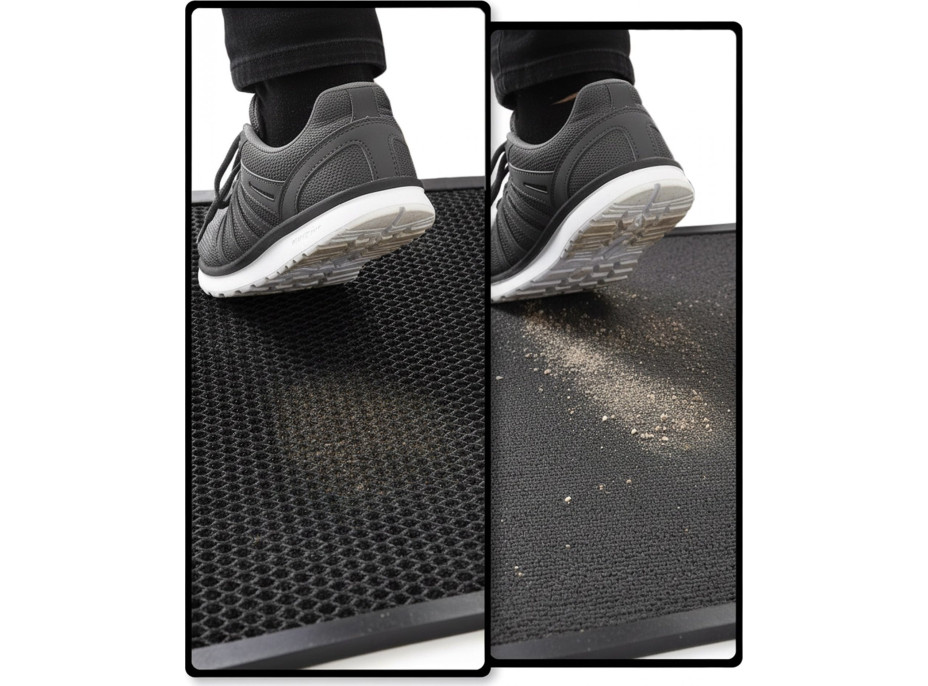 Rohožka SAMARIA 80x120 cm - šedá