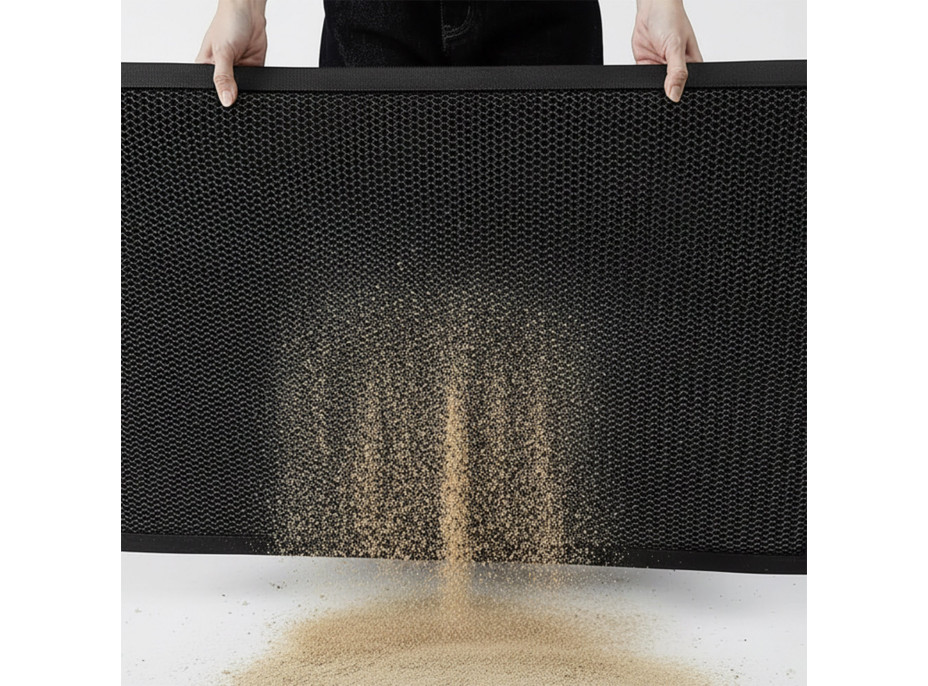 Rohožka SAMARIA 80x120 cm - šedá