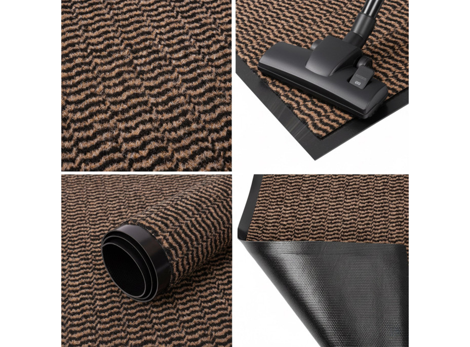 Rohožka ALMERIA 90x150 cm - hnedá