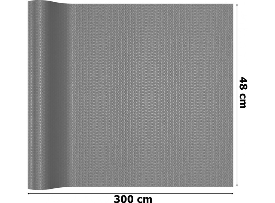 Protišmyková podložka do zásuvky BARGO 48 x 300 cm - šedá