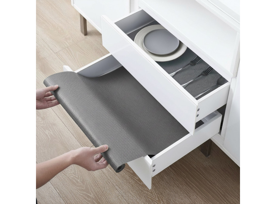 Protišmyková podložka do zásuvky BARGO 48 x 300 cm - šedá