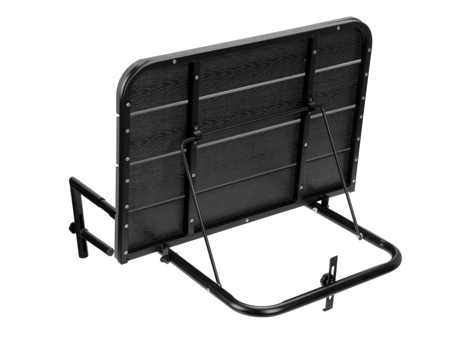 Závesný stolík na balkón ARETTO - čierny