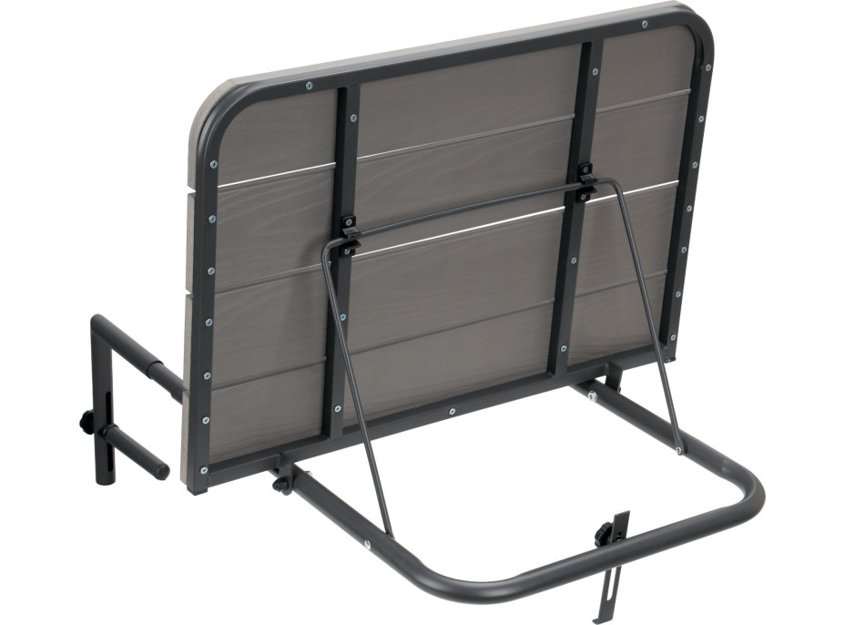 Závesný stolík na balkón ARETTO - šedý