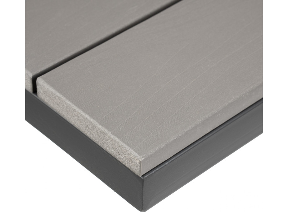 Závesný stolík na balkón AGATTI BIS STONEWOOD - šedý