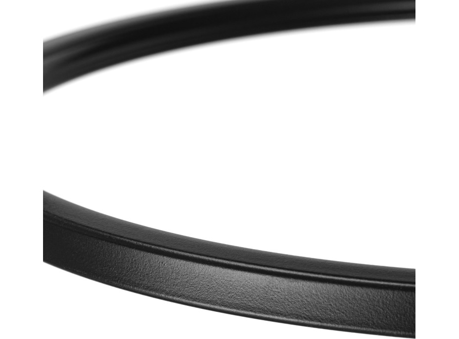 Konferenčný stolík GALEN SMALL - grafitový mramor/čierny