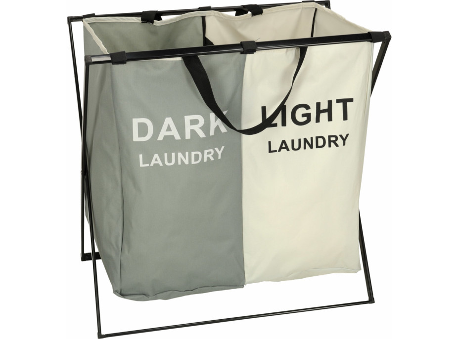 Kôš na bielizeň - 2 priehradky