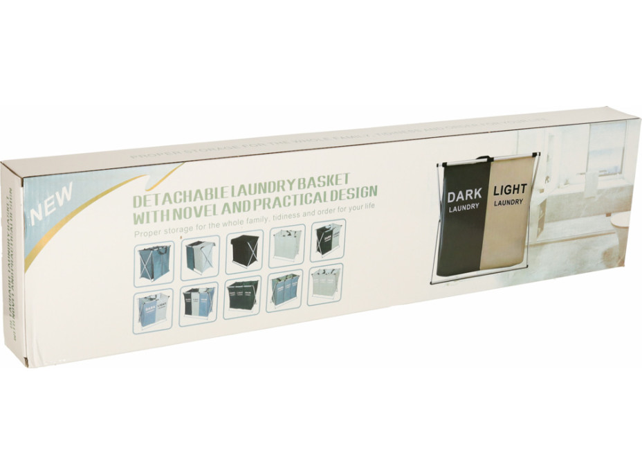 Kôš na bielizeň - 2 priehradky