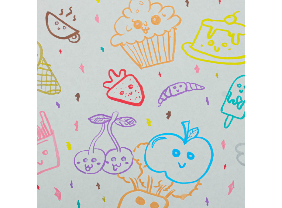 Akrylové vodeodolné DIY popisovače - 12 ks