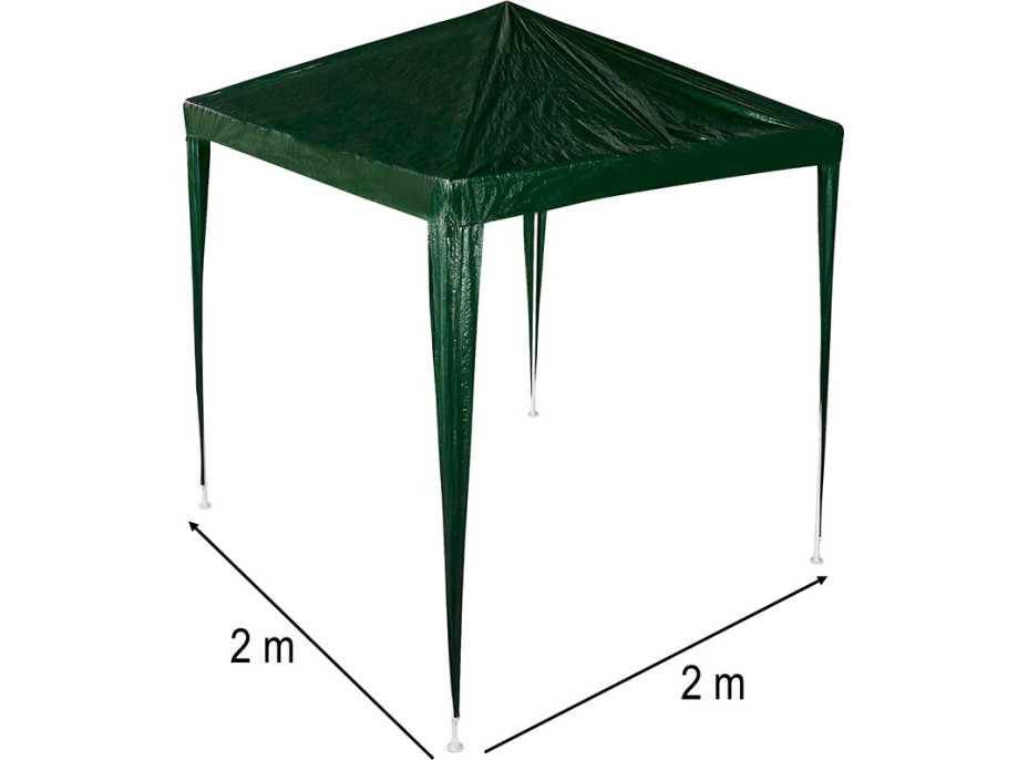 Záhradný altánok 2x2 m - zelený