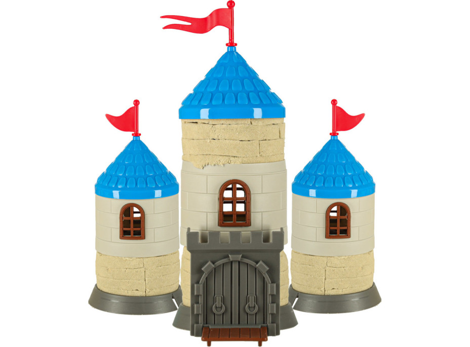 Kreatívna súprava kinetického piesku - Stavba hradu