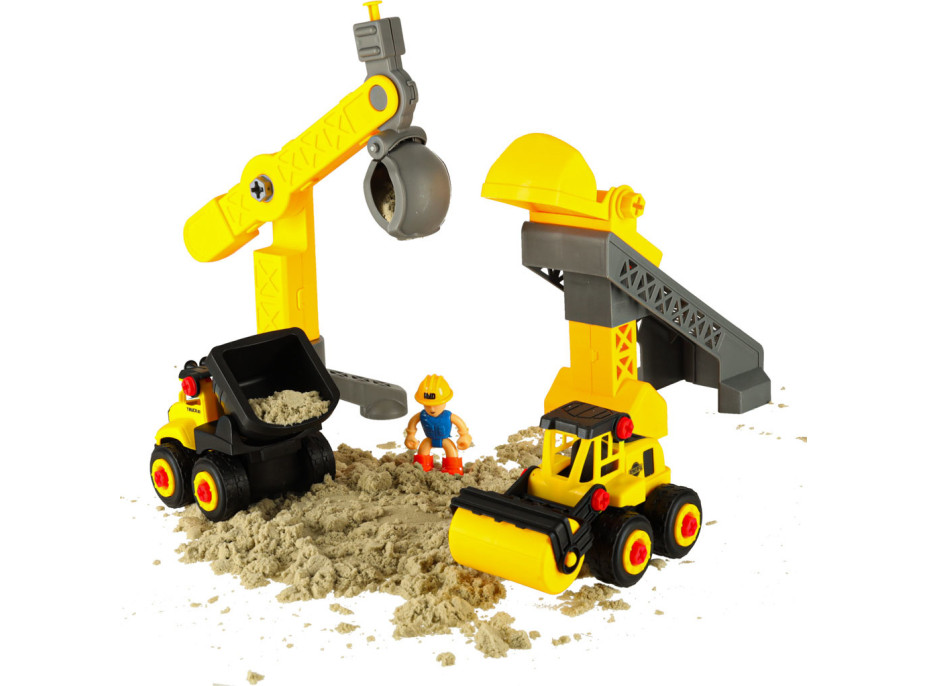 Kreatívna súprava kinetického piesku - Stavba hradu