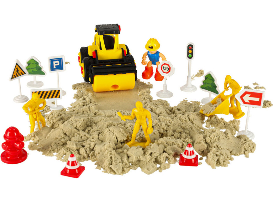 Kreatívna súprava kinetického piesku - Stavba hradu