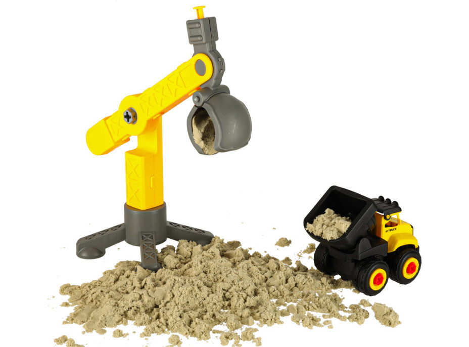 Kreatívna súprava kinetického piesku - Stavba hradu