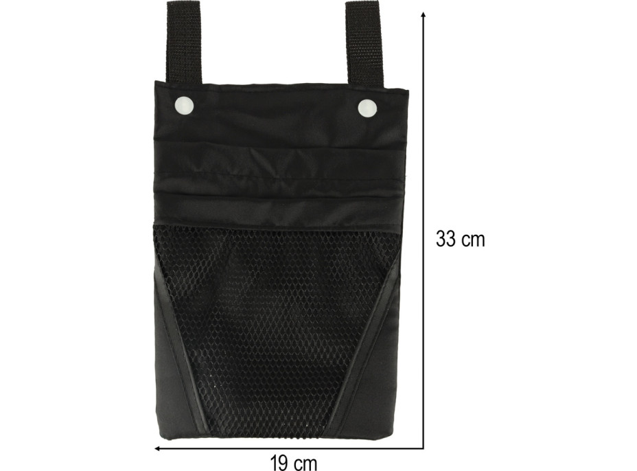 Taška na telefón na riadidlá - čierna