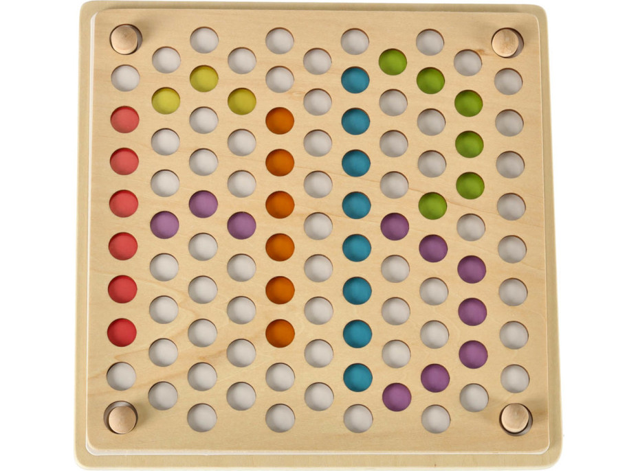 Vzdelávacie Montessori guličková mozaika - 77 prvkov
