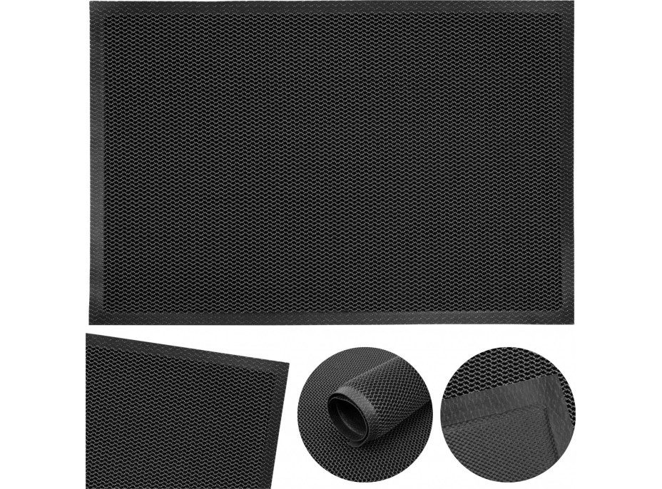 Rohožka AZARIA 60x90 cm - šedá