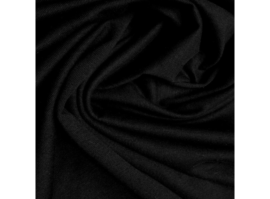 Bavlnená prestieradlo 190x90 cm - ČIERNE