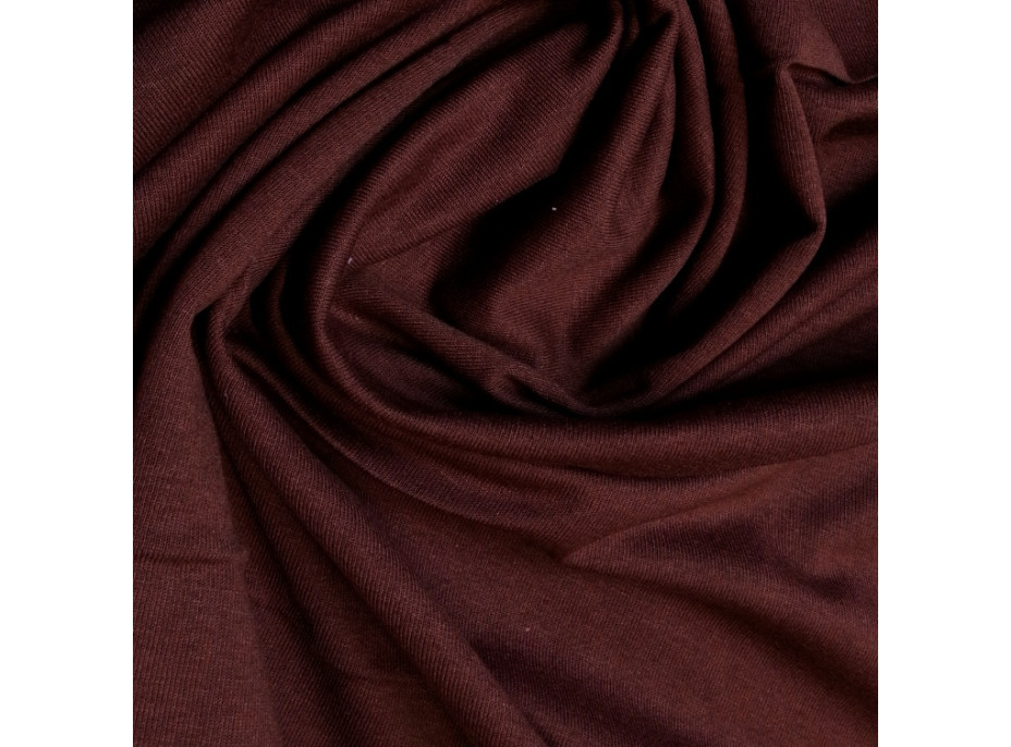 Bavlnená prestieradlo 190x90 cm - HNEDÉ