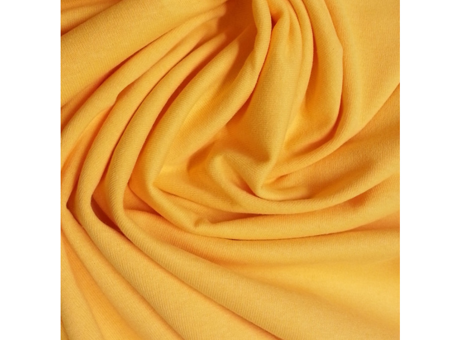 Bavlnená prestieradlo 190x90 cm - ORANŽOVÉ